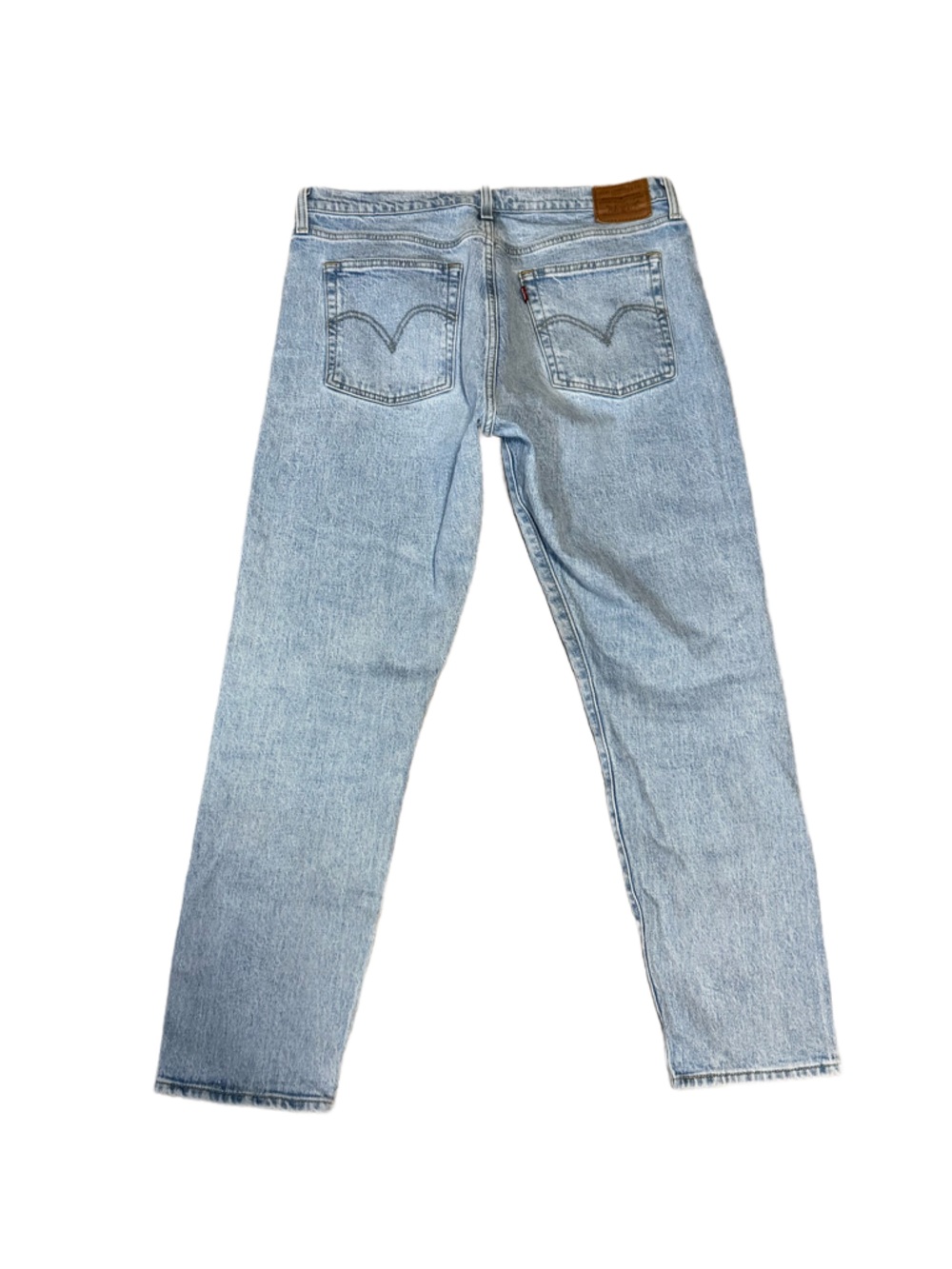 Levi's Premium Denim Wedgie Straight Jeans Button Fly Light Wash Size 32 - Picture 4 of 6